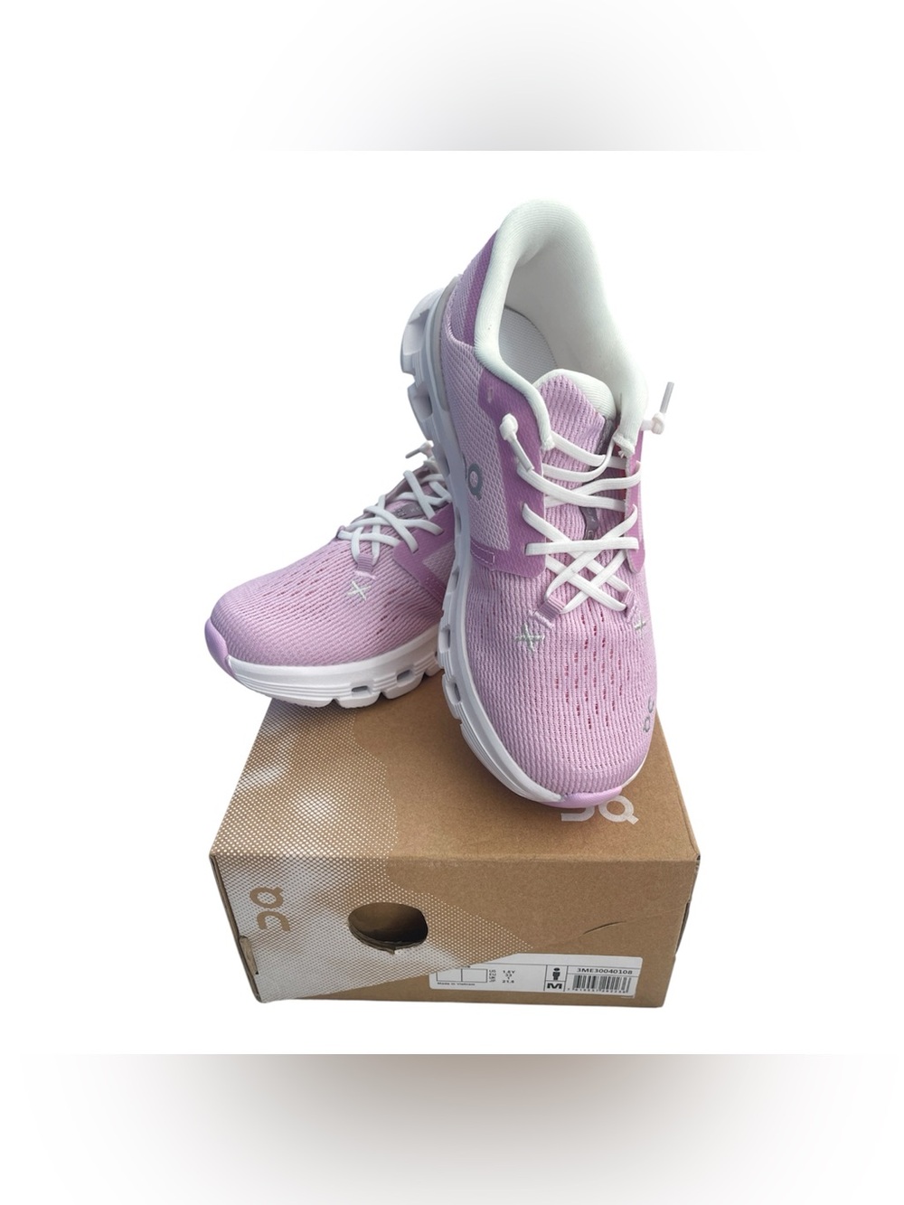 On Running Kids' Cloud X4 purple & white Running Shoes ideals brand wear(13C) - Picture 2 of 6